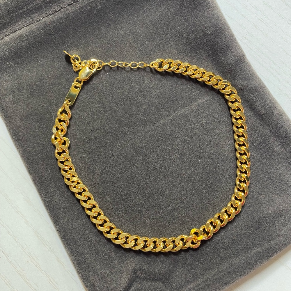 2pc Gold Chain Bracelet for MEN